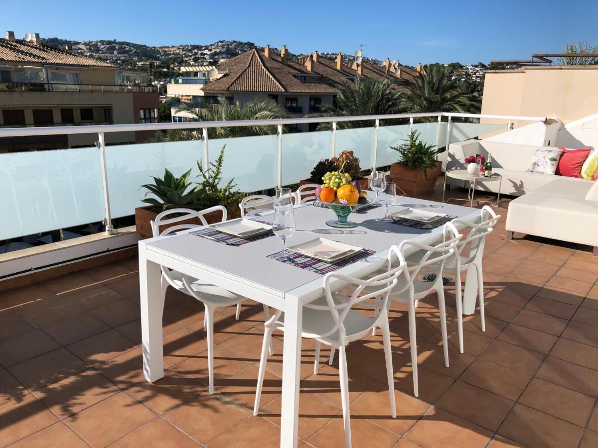 Ferienwohnung Penthouse La Paz 9 - Castle View Moraira Exterior foto